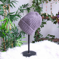 Soft Solid Color Fleece Lined Beanie