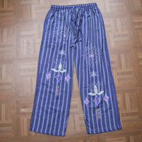 Mystic Evil Eye Stripe Cotton Pants
