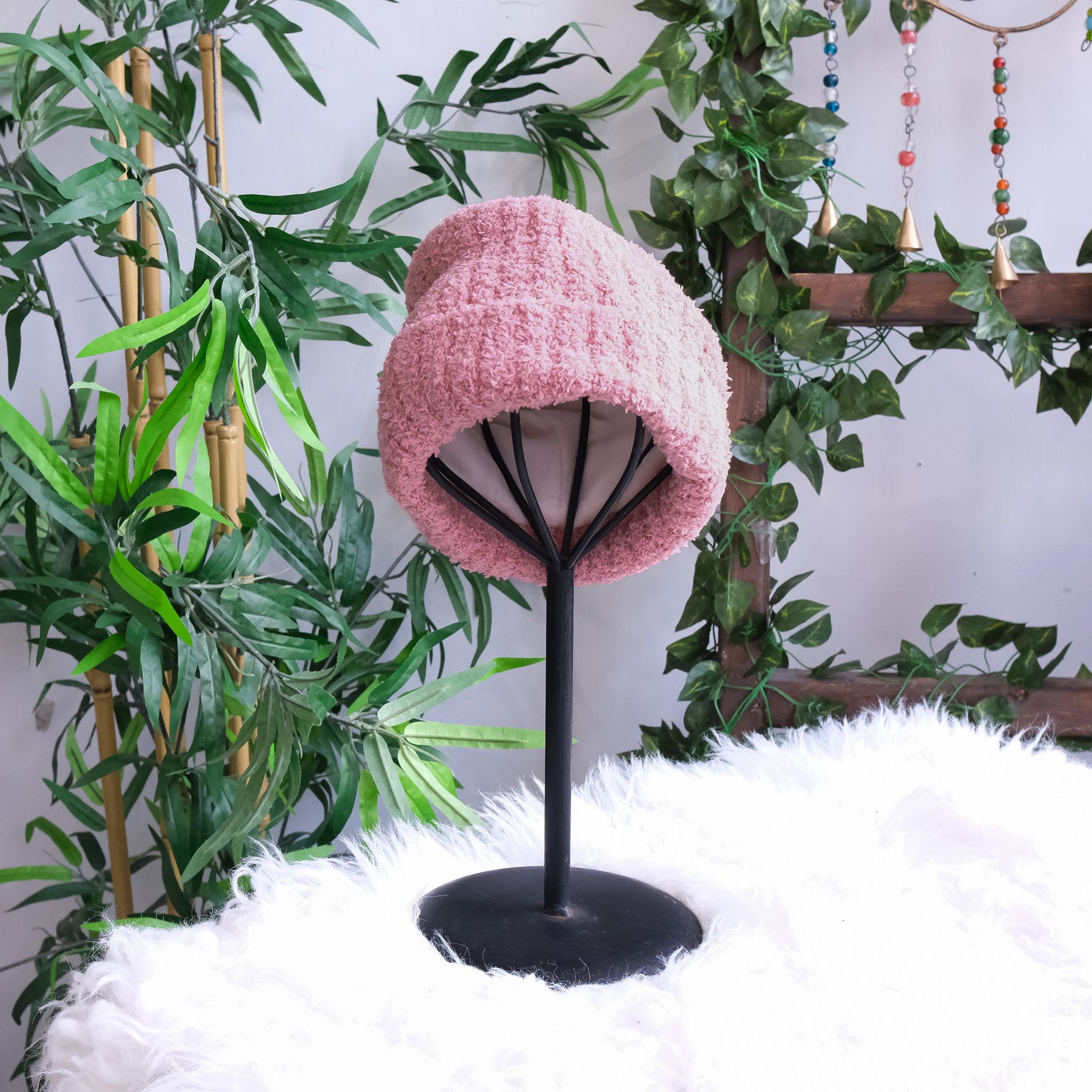 Soft Solid Color Fleece Lined Beanie