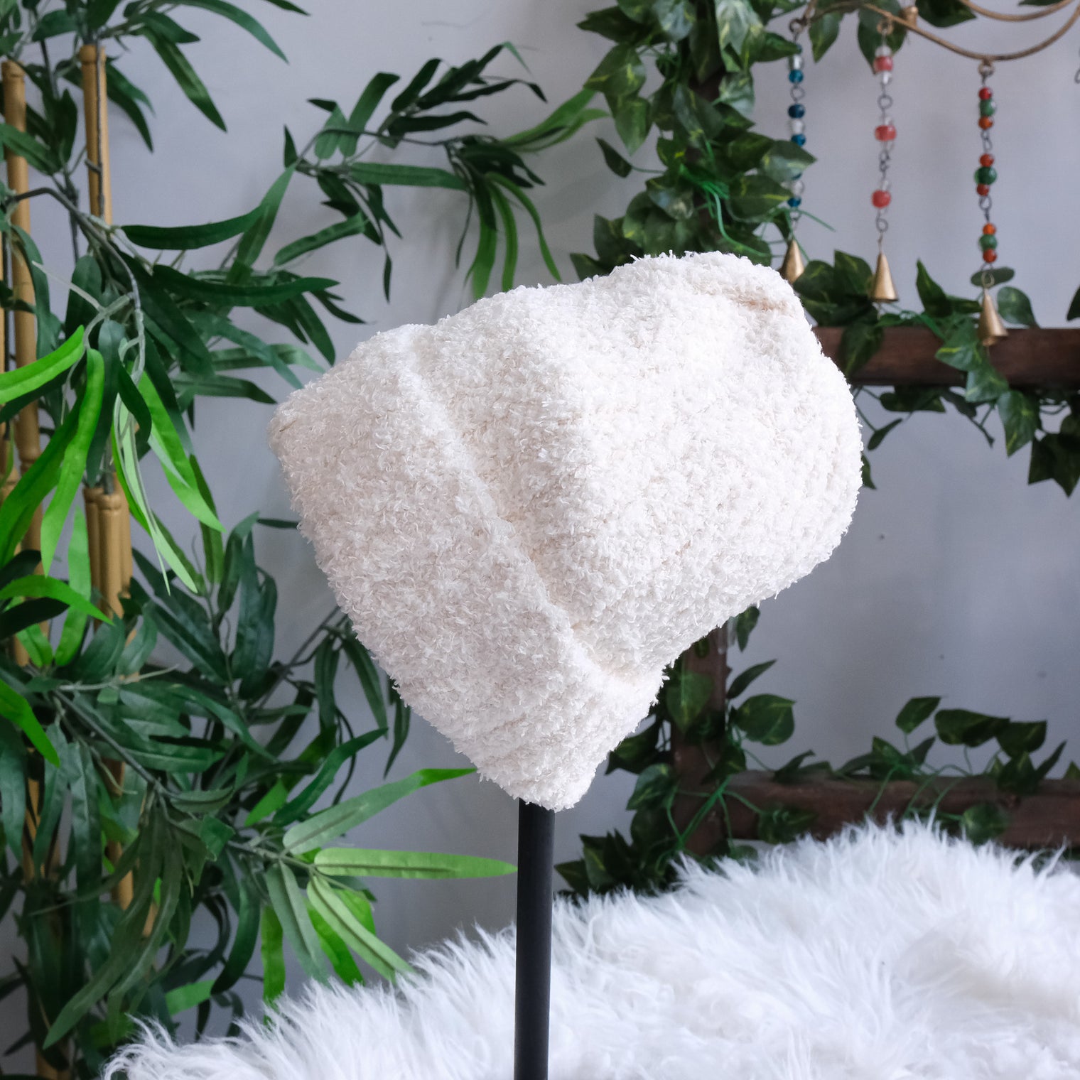 Soft Solid Color Fleece Lined Beanie