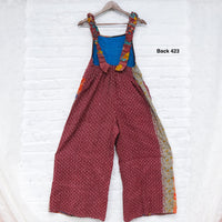 Kantha Wide Leg Jumpsuit with Pockets