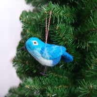 Whimsical Holiday Bird Decor Ornament