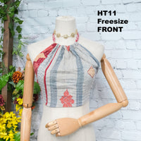 Kantha Boho Reversible Halter Top