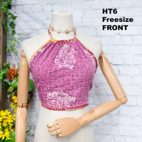 Kantha Bohemian  Reversible Halter Top