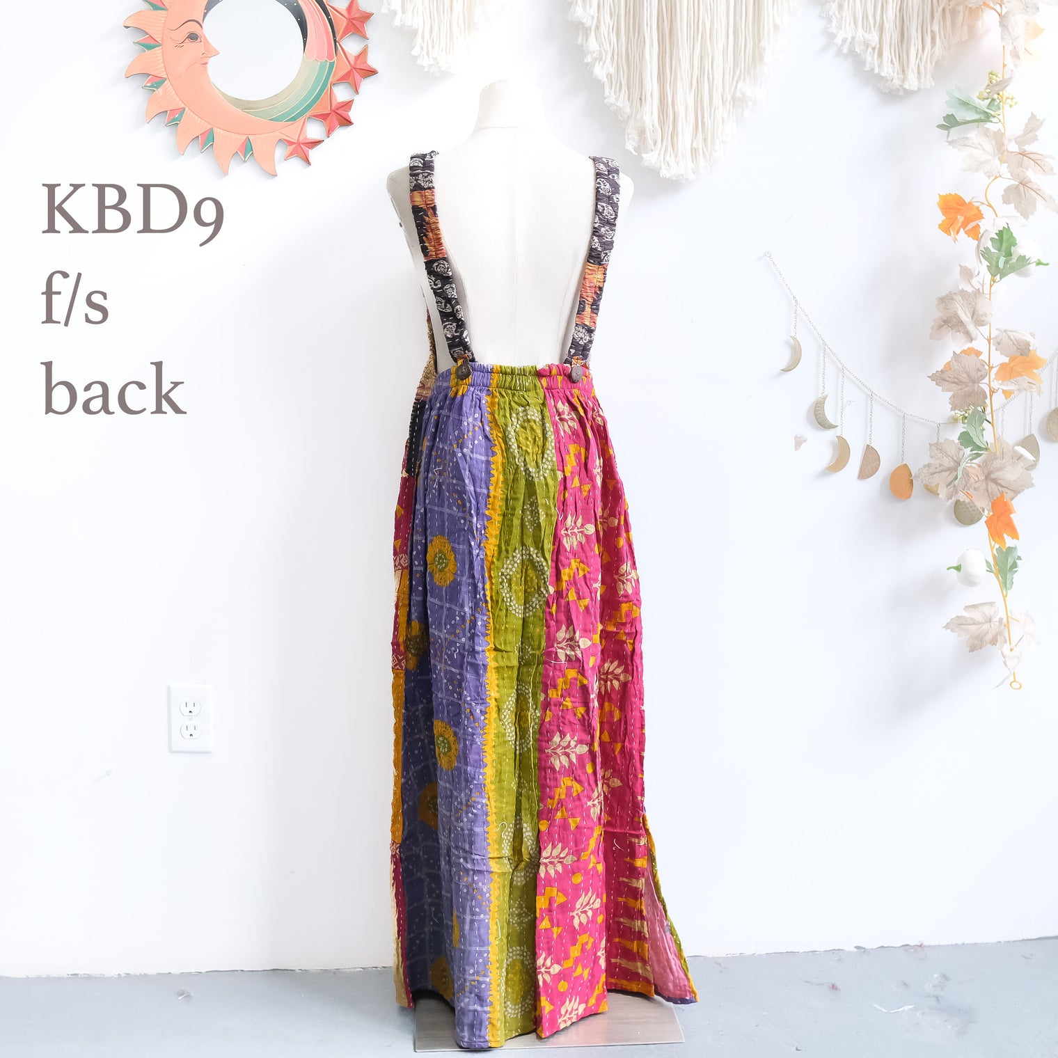 Kantha One of a Kind Bib Dress