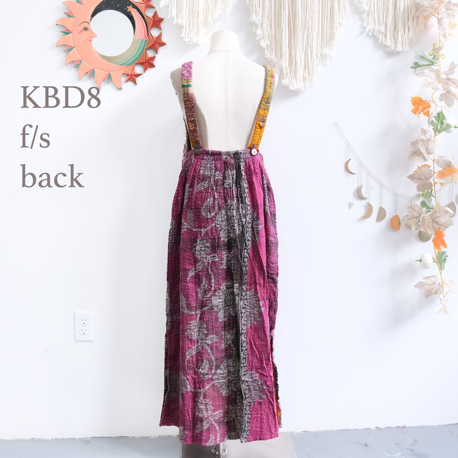 Kantha One of a Kind Bib Dress