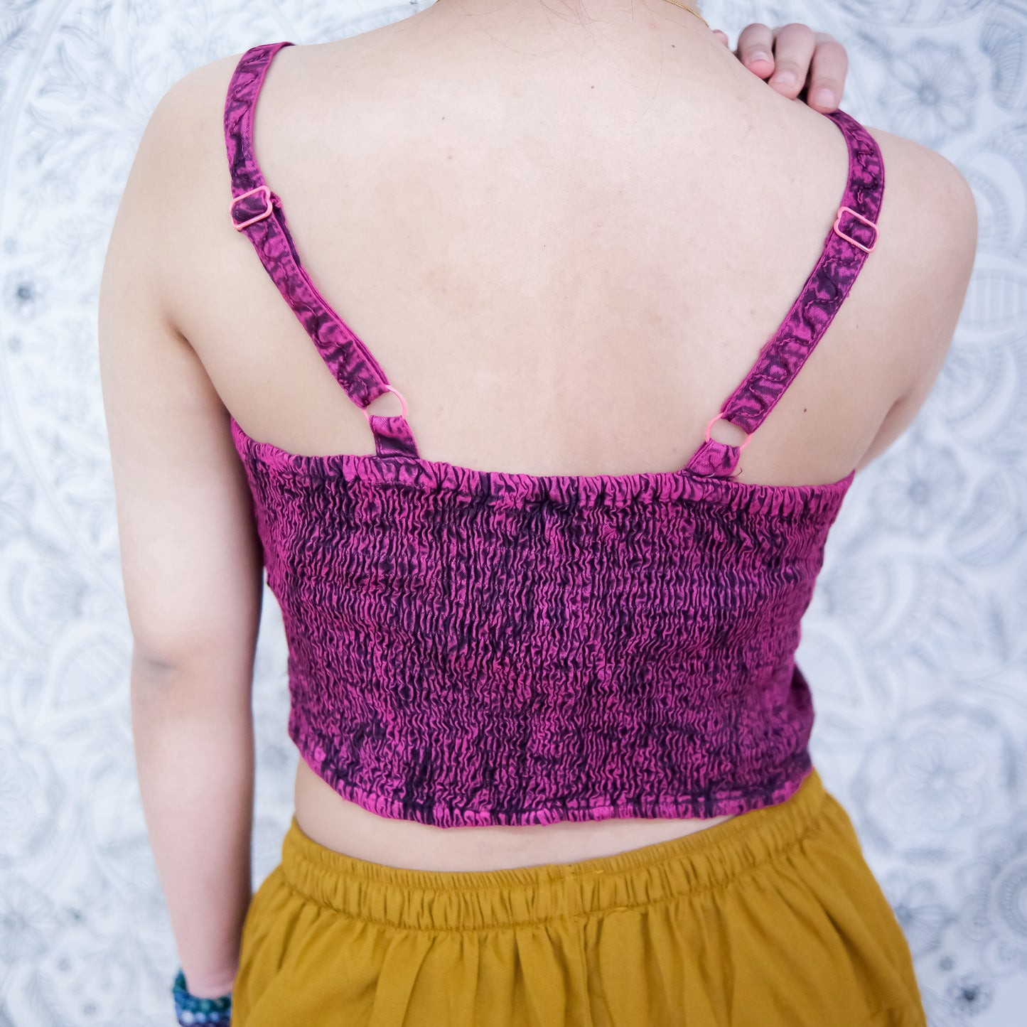 Batik Pixie Cotton Crop Top