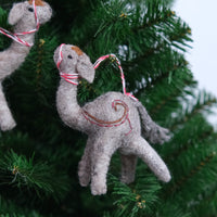 Handmade Felt Wool Camel Ornament