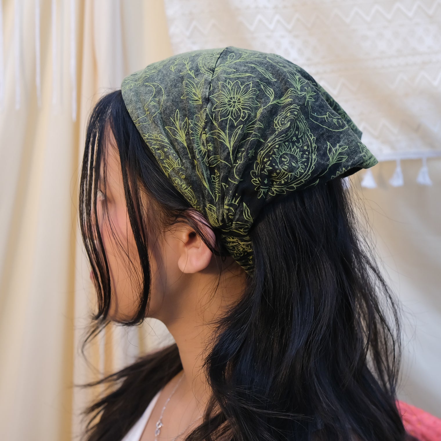 Boho Paisley Cotton Head Wrap