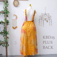Kantha One of a Kind Plus Size  Bib Dress