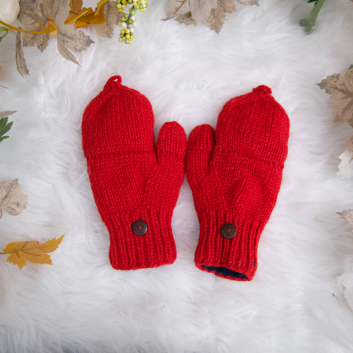 Handknit Convertible Mittens