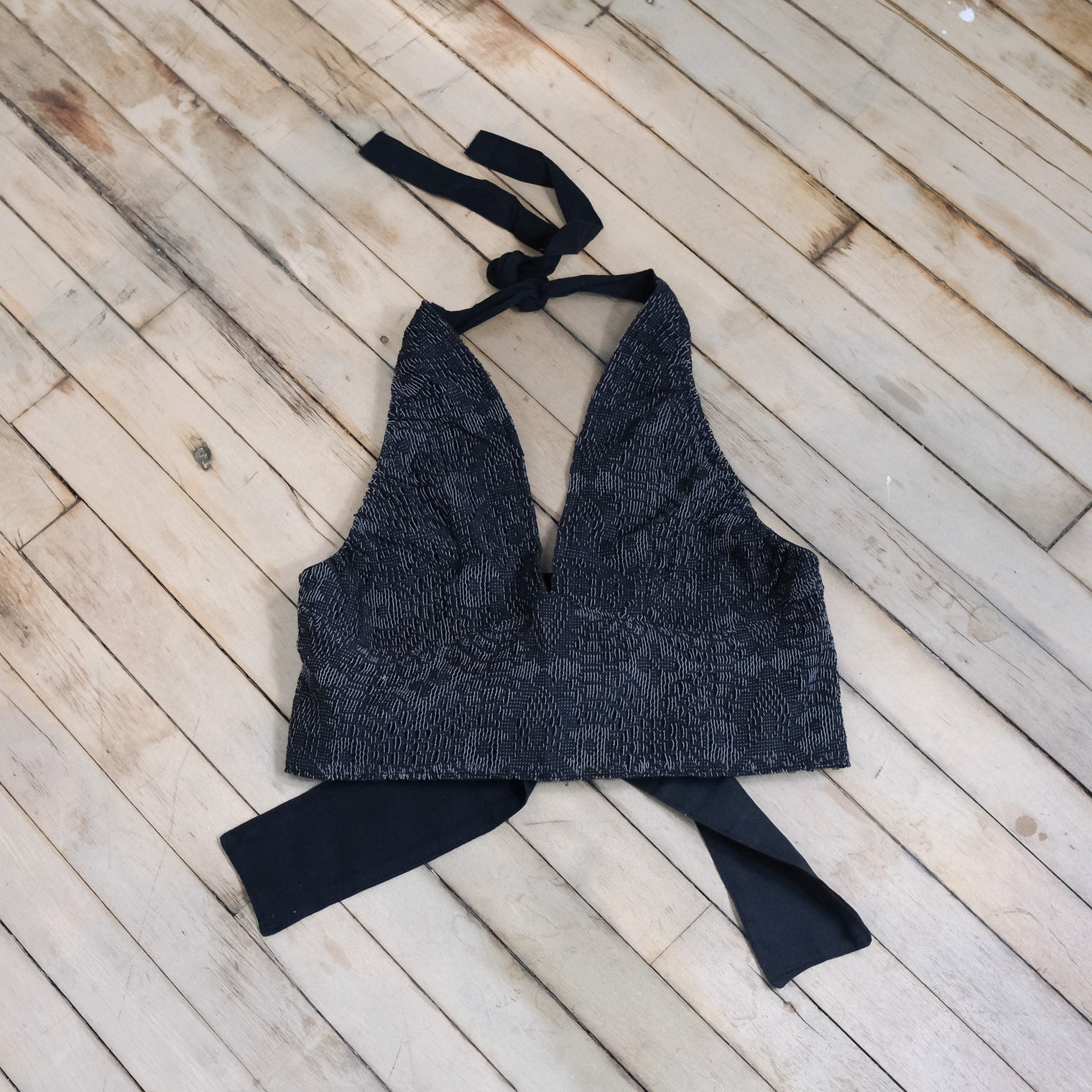 Cotton Boho Lace Reversible  Bralette