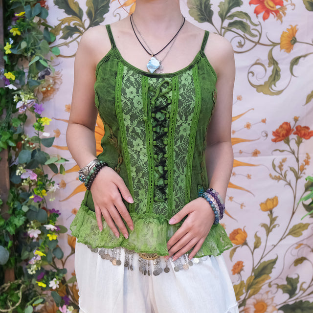Boho Corset Lace Top