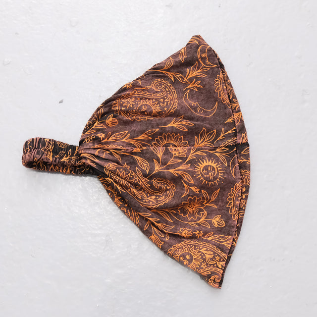 Boho Paisley Cotton Head Wrap
