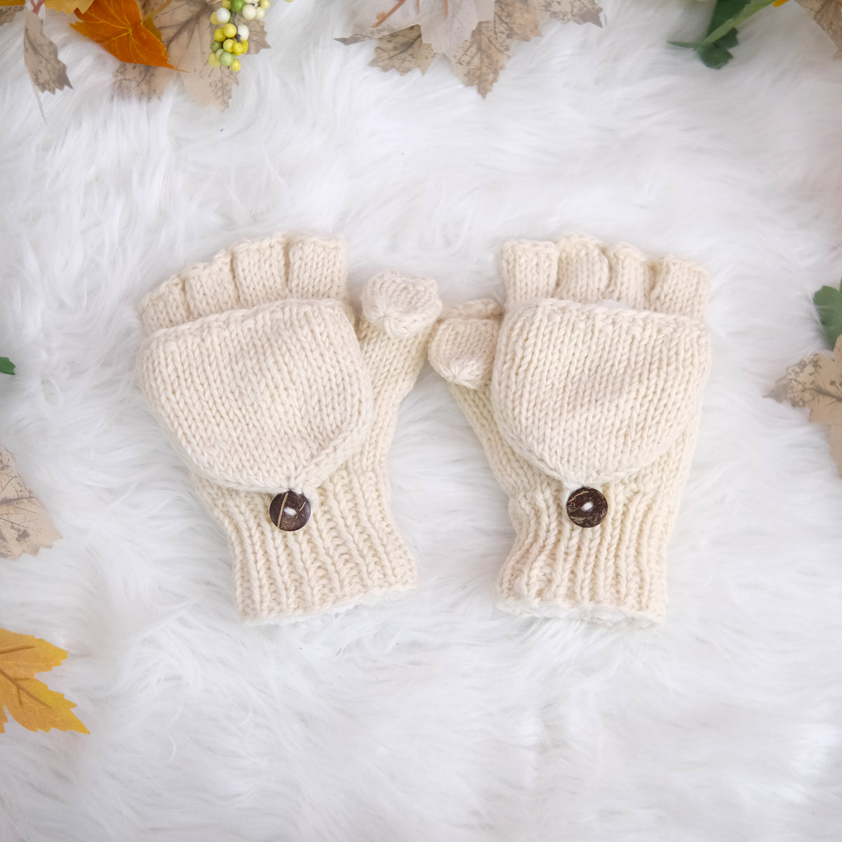 Handknit Convertible Mittens