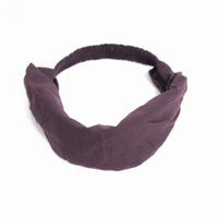 Solid Cotton Wide Headband