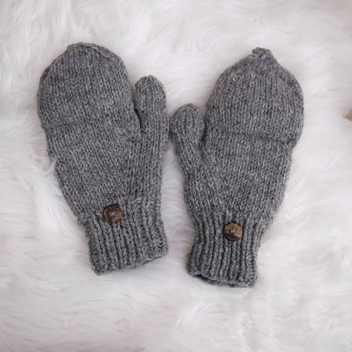 Handknit Convertible Mittens