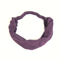 Solid Cotton Wide Headband