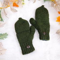Handknit Convertible Mittens