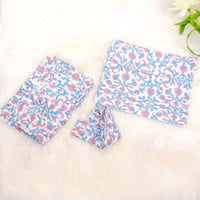 Long Cotton Kimono with Block Print