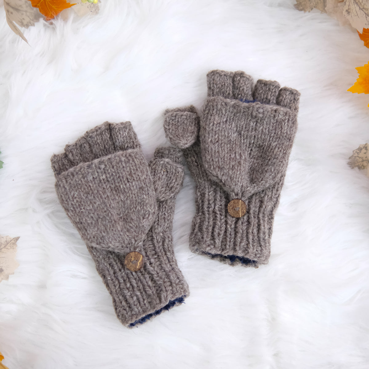 Handknit Convertible Mittens