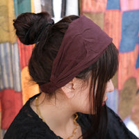 Solid Cotton Wide Headband