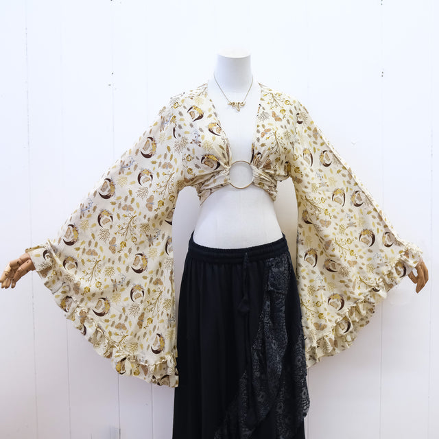 Fairy Bloom Flare Sleeve Top