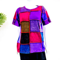 Patchwork Unisex Cotton Top