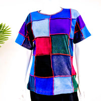Patchwork Unisex Cotton Top