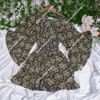 Moonlight  Flowy Ruffle Sleeve Kimono with Pockets