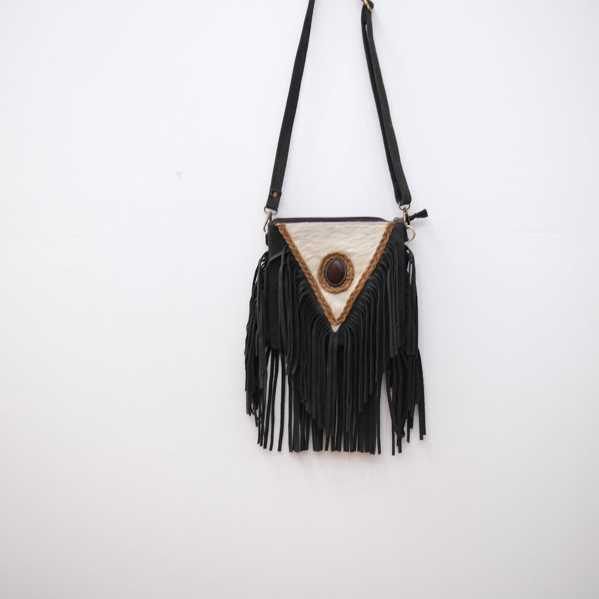 Wild Moon Fringe Crossbody Bag