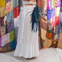 Boho Festival Wrap Maxi Skirt