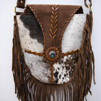 Desert Spirit One of a Kind Fringe Crossbody Bag