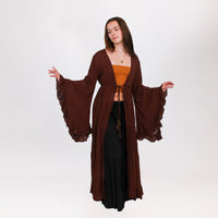 Moonlit Boho Duster with Ruffle Sleeve