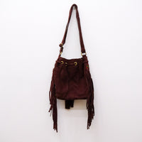 Bohemian Rose Fringe Crossbody Bag
