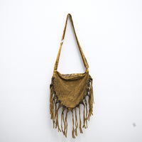 Celestial  Stonewashed Crossbody  Fringe Bag