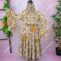 Fae Haven Skirt with Ruffle Sleeve Top