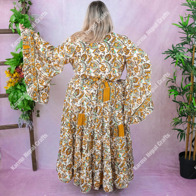 Fae Haven Skirt with Ruffle Sleeve Top