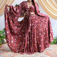 Luna Mystic Witchy Skirt and Bell Sleeve Top
