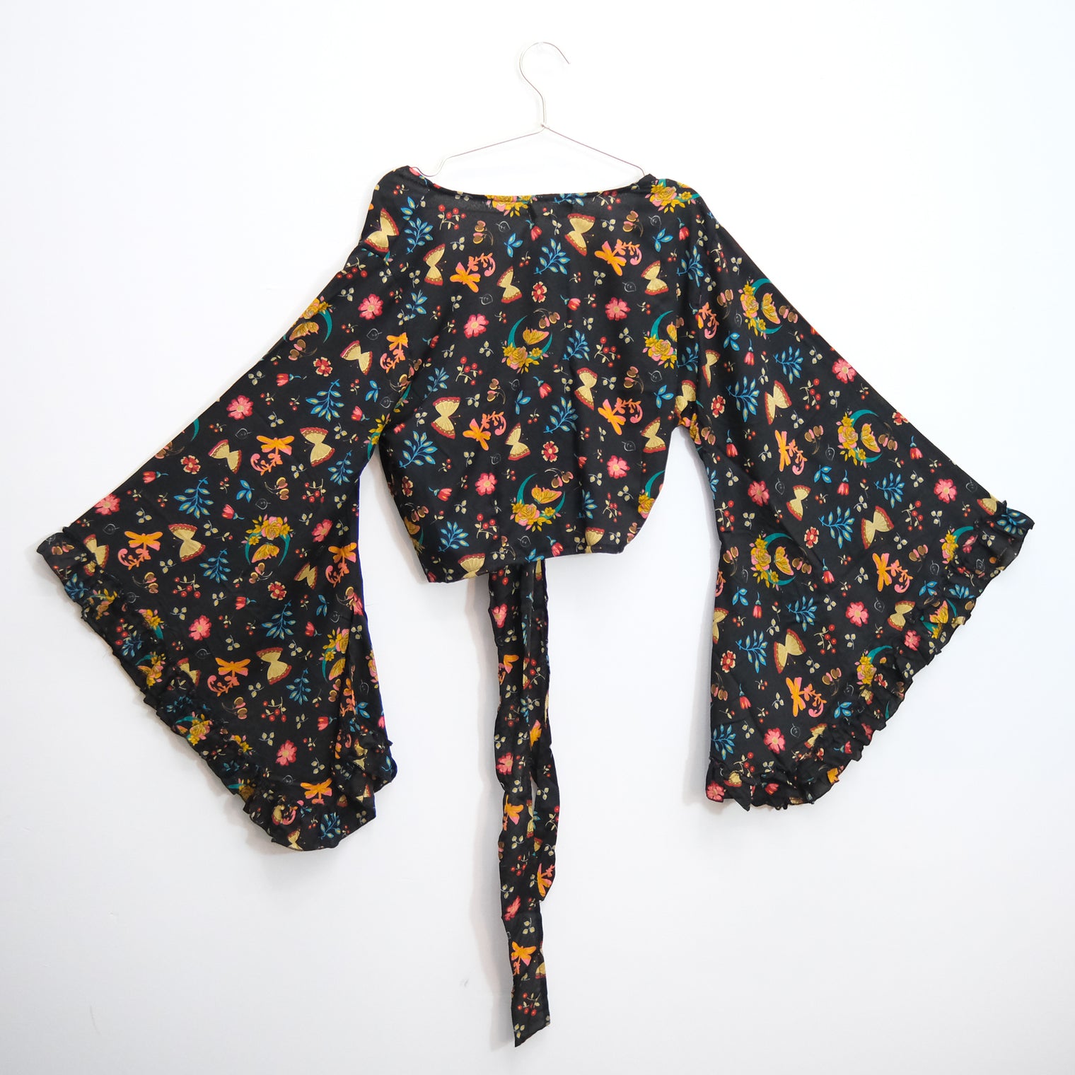 Fairy Garden Butterfly Wrap Top