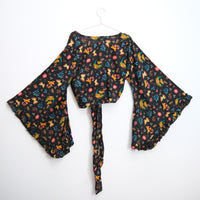 Fairy Garden Butterfly Wrap Top