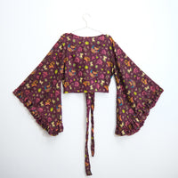 Fairy Garden Butterfly Wrap Top