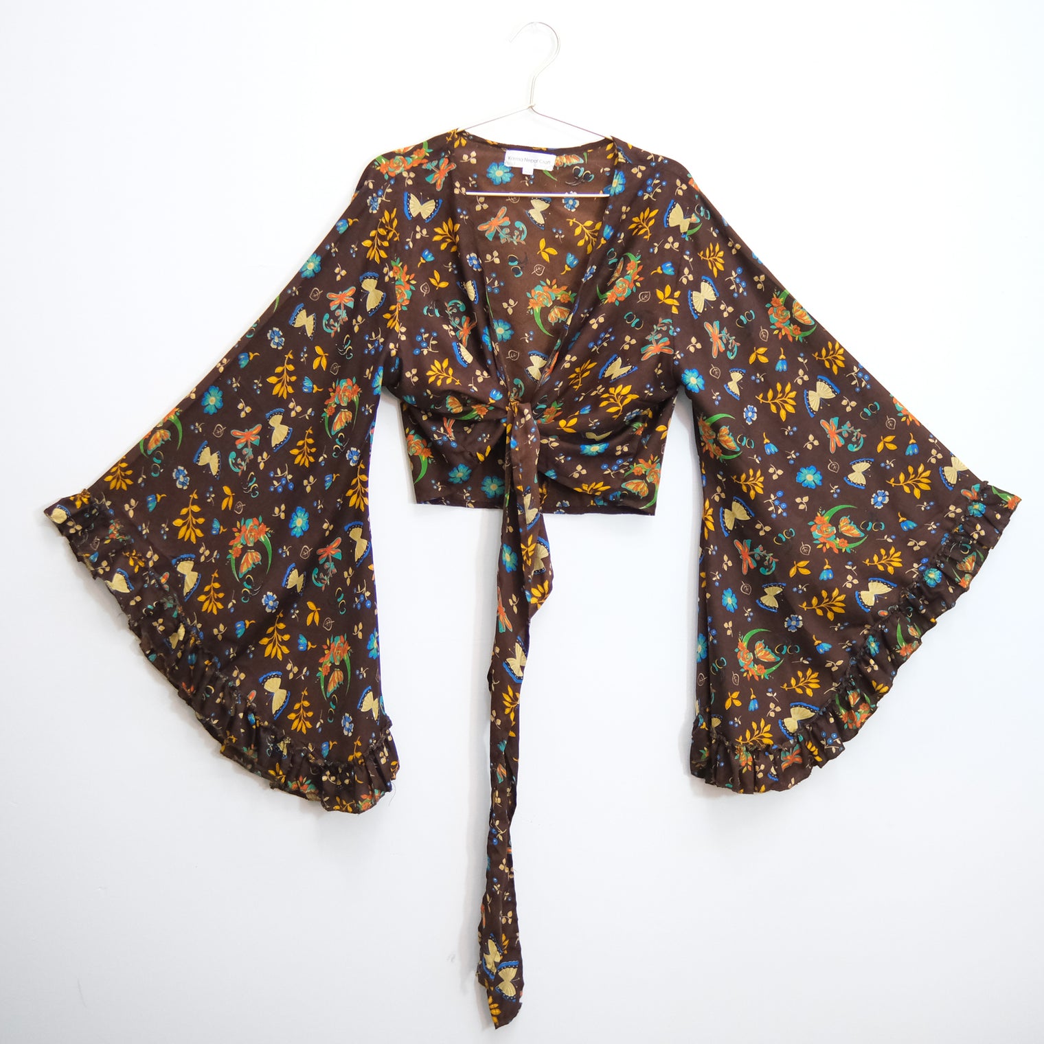 Fairy Garden Butterfly Wrap Top