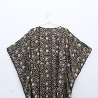 Flowy Celestial Paisley Boho Kaftan Dress