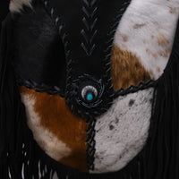 Wild Prairie Cowhide Fringe Crossbody Bag