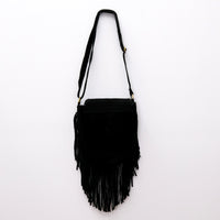 Wild Prairie Cowhide Fringe Crossbody Bag