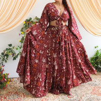 Luna Mystic Witchy Skirt and Bell Sleeve Top