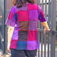 Patchwork Unisex Cotton Top