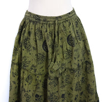 Enchanted Forest Mushroom Maxi Skirt