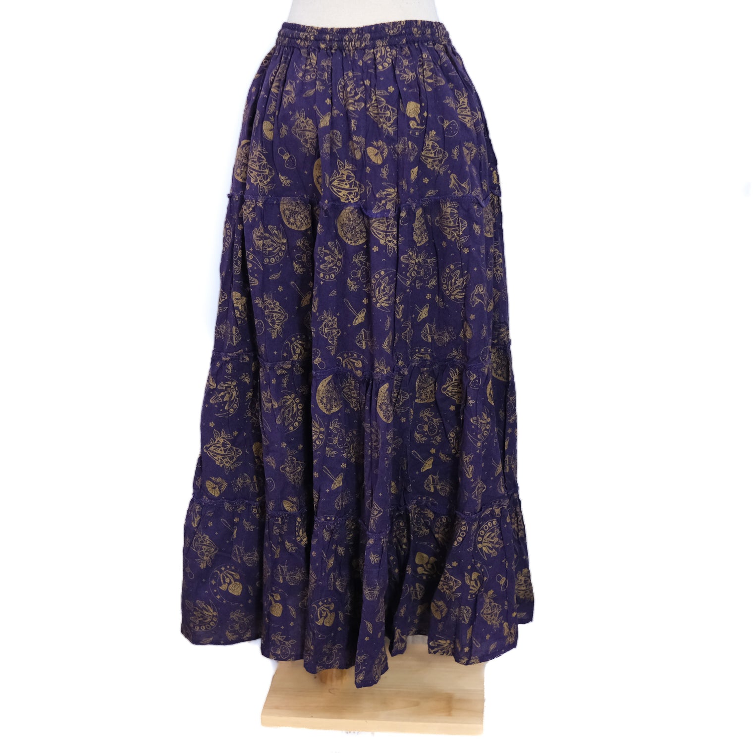 Enchanted Forest Mushroom Maxi Skirt